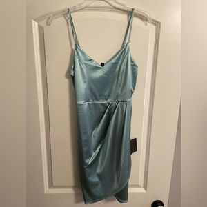 mint green hoco dress